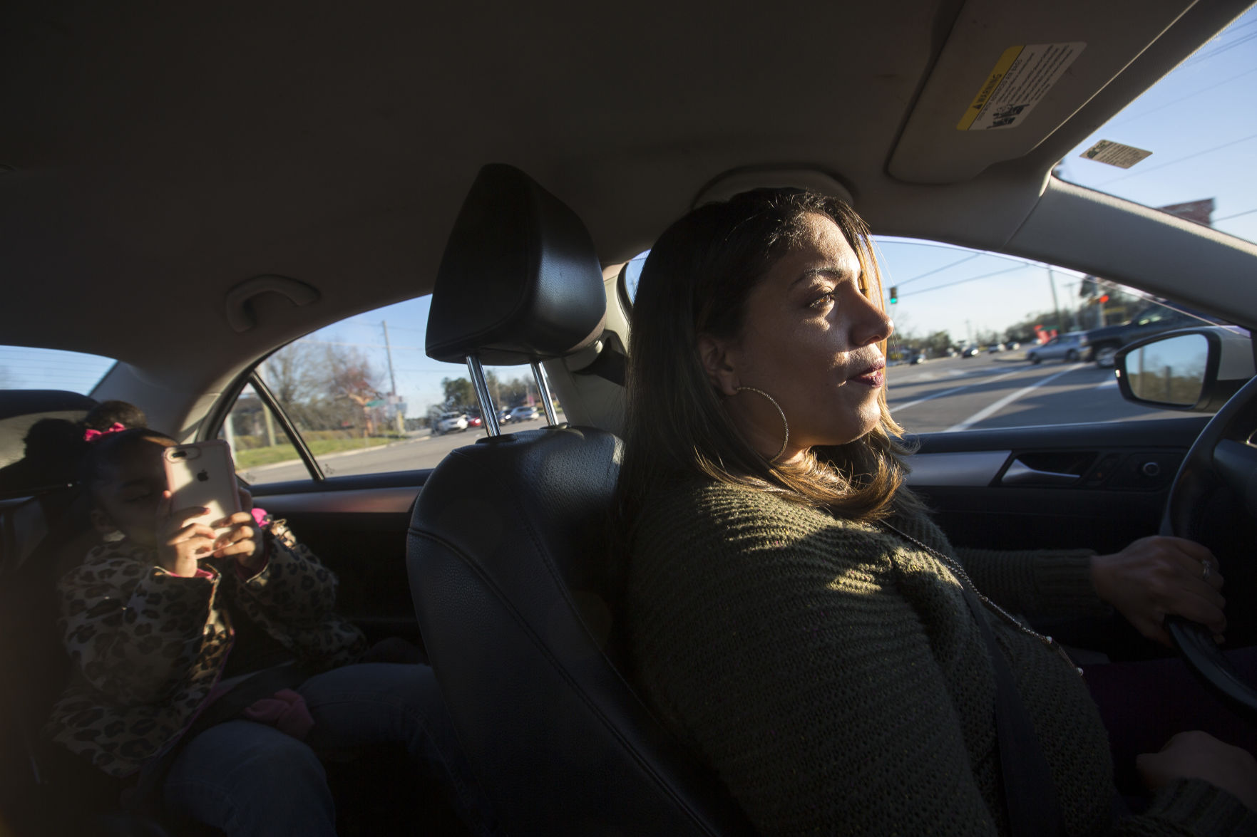 Jenice Green and Jessiah Lindsley driving to prison.JPG